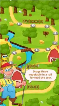 Match 3 Farm Animal Fun For Kids Screen Shot 0