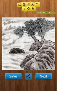 Tuschmalerei Jigsaw Puzzles Screen Shot 0