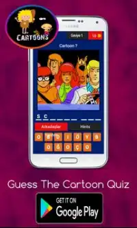 Guess The Cartoon Quiz Trivia Screen Shot 0