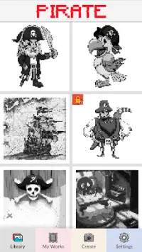 Pirate - Pixel Art Screen Shot 0