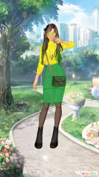 Sunny Spring Dress Up game Screen Shot 1