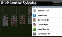 The Klondike Solitaire Screen Shot 1