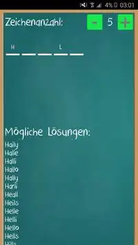 Hangman Database [GERMAN] Screen Shot 3