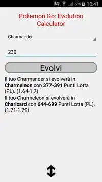 PL evolution calculator Pokemo Screen Shot 4