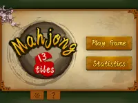 mahjong 13 tiles Screen Shot 4
