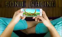 sonic game racing Screen Shot 0