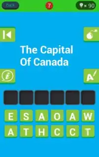 World Capitals - Game Quiz Screen Shot 2