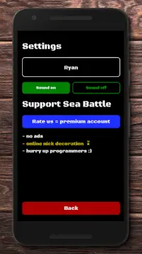Sea Battle or Battleship - classic board game Screen Shot 7