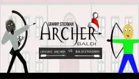 Granny Archer vs Stickman baldi Screen Shot 0