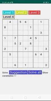 Sudoku game Screen Shot 3