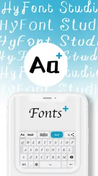 Fonts Pro - Fuente de teclado Emoji Screen Shot 0