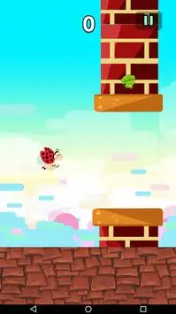 Ladybug Flappy Screen Shot 1