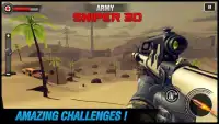 armée sniper 3d 2019: champ de bataille du désert Screen Shot 2