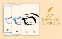 Desenho Desenhos Olhos de terror de Anime Screen Shot 2