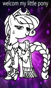 Coloring Book For Little Pony Screen Shot 0