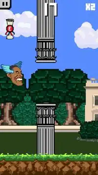 Flappy Obama: Elections 2016 Screen Shot 2