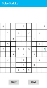 Solve Sudoku Screen Shot 1