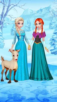 雪の女王 ドレスアップ - 女の子のゲーム Screen Shot 0
