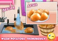 Crispy French Fries Recipe - Fries Cooking Game Screen Shot 1