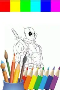 Coloring Pool Dead Paint For Kids Screen Shot 2