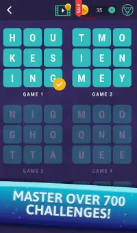 Word Alchemy - A twist on Crosswords without Hint. Screen Shot 3
