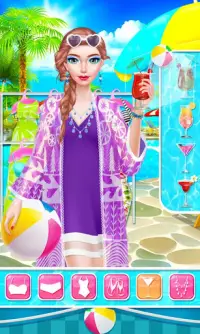 Fashion Doll - Pool Party Girl Screen Shot 2