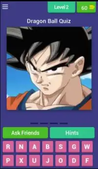 Dragon Ball Quiz Screen Shot 2