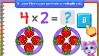 Jogos matemática multiplicação Screen Shot 2