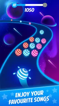 Color Road Ball Dancing Game Screen Shot 0