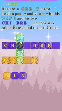 Grimms' Fairy Tales Crossword Screen Shot 3