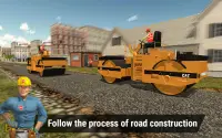 La ciudad construcción de carreteras Simulador 3D Screen Shot 0