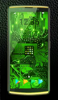 Green Light Keyboard Wallpaper Screen Shot 0