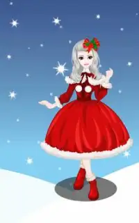 Christmas Dress Up Game Screen Shot 2