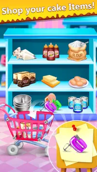 Cake Maker: Girls Cake Games Screen Shot 1