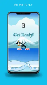 new game flying penguin jumping peguin mini pguin Screen Shot 1