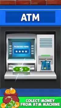 Simulator mesin ATM Bank: game manajemen kas Screen Shot 4