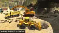 Railroad Crossing Train Tunnel Construction Game Screen Shot 2