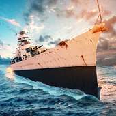 Gioco della nave da guerra del blu marino