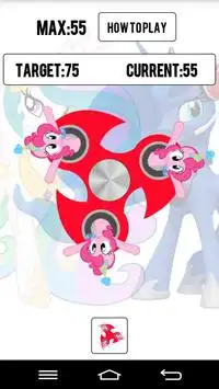 Little Pony Fidget Spinners Screen Shot 1
