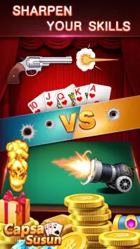 Capsa Susun poker game Screen Shot 1