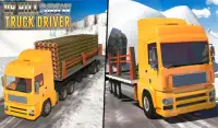 Driver di Up Hill Snow Truck Screen Shot 11