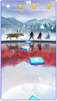 Dancing hop Elsa Game - Let It Go Screen Shot 3