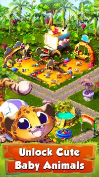 Idle Camp - Jungle Animals Screen Shot 1