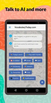 Word of the Day - Games, AI Chat - VocabularyToday Screen Shot 7