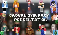 Casual Skin Pack Mod for Minecraft PE Screen Shot 0