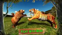 Wild Tiger Family Simulator - Tiger Games Screen Shot 2