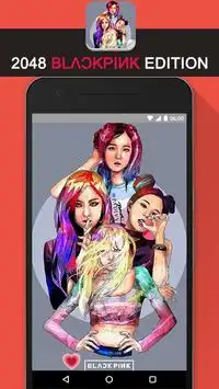 2048 Black Pink Kpop Puzzle Screen Shot 4