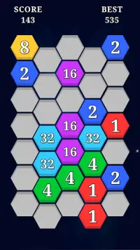 Hexa Cell Connect - Puzzle Game Screen Shot 1
