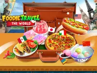 مجنون للأغذية الطبخ: السفر العالمي ❤Food Games Screen Shot 0