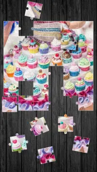 Cupcakes Jigsaw Puzzle Game Screen Shot 2